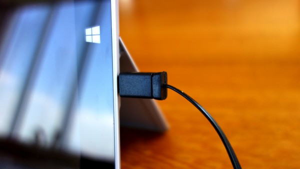 Surface charged with typical usb cable