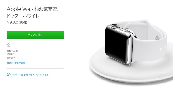 Apple Watch Magnetic Carging Dock at Apple Store Japan