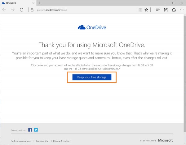 How to keep your free OneDrive space 1