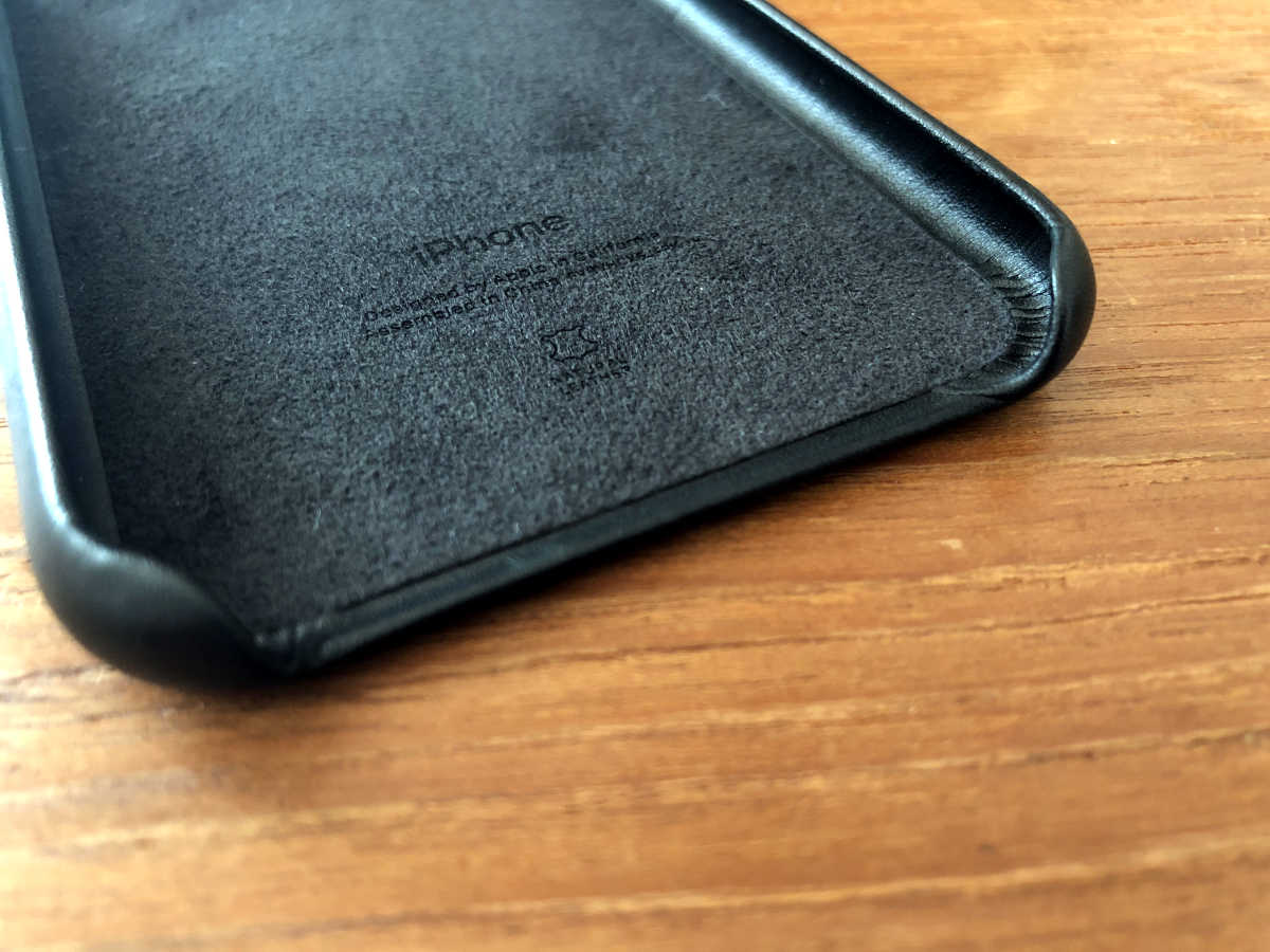 iPhone X genuine leather case - 5