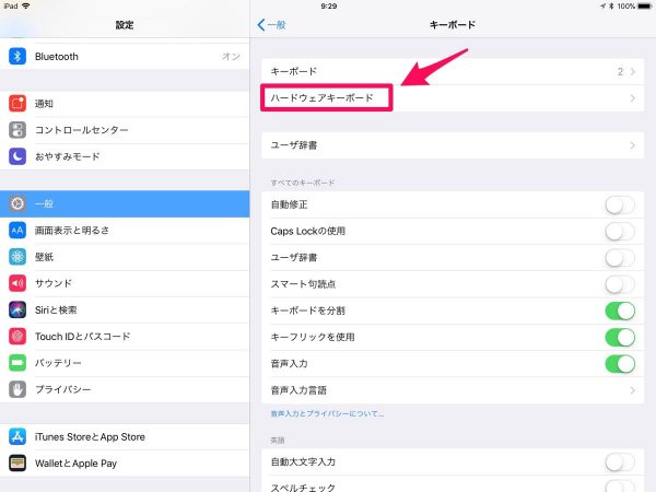 iPad Pro initial settings - 2