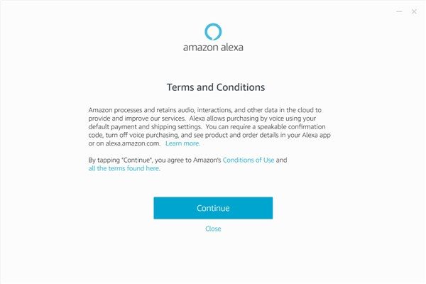 Amazon Alexa app on Windows - 6