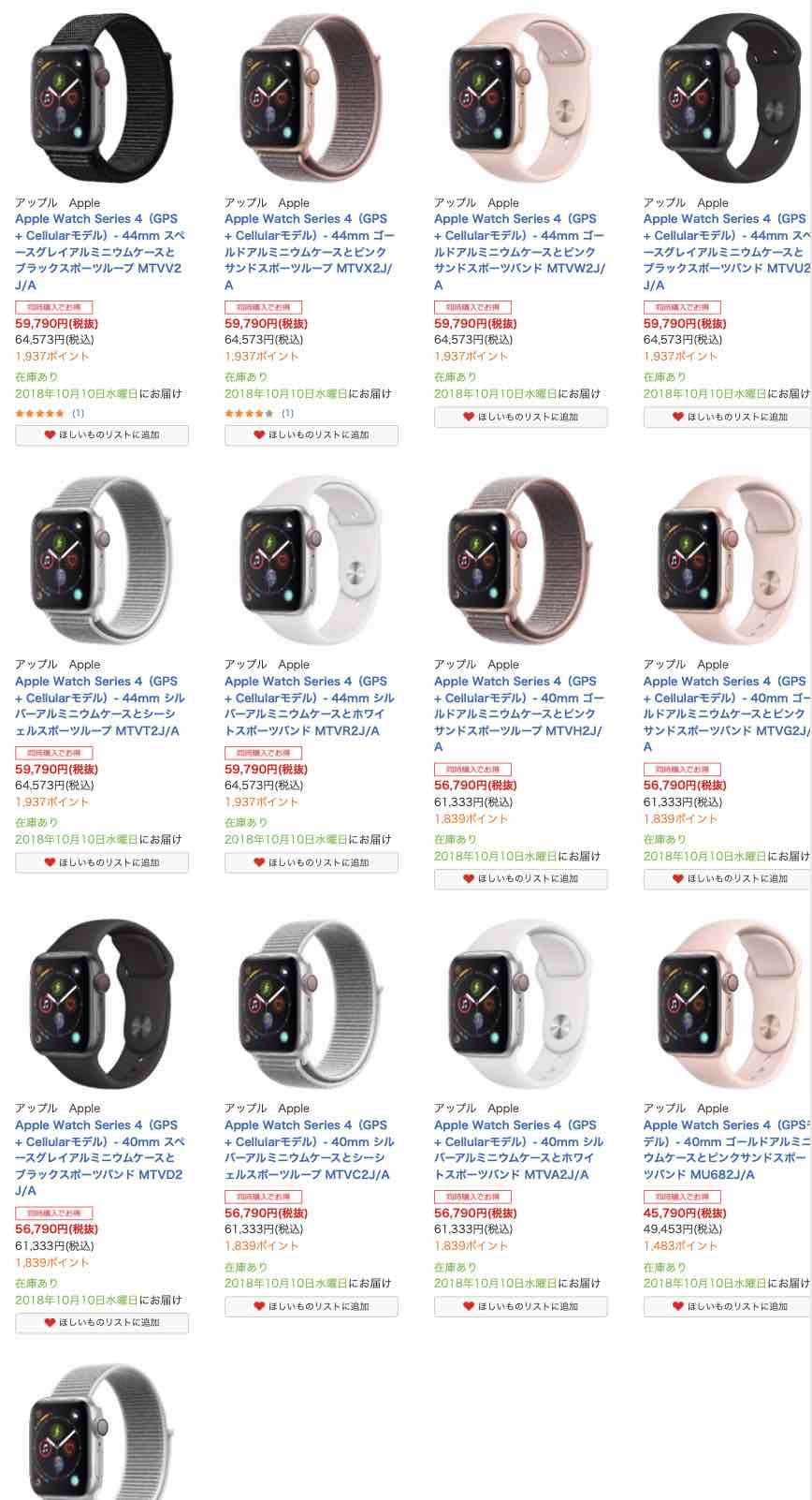 Apple Watch Series 4 stock - 2