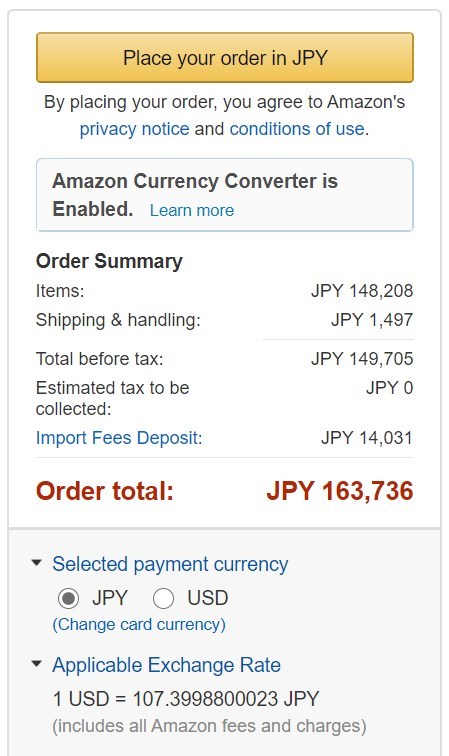 Amazon Currency Converter - 2