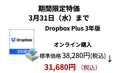 Dropbox Plus 3年版 セール - 6