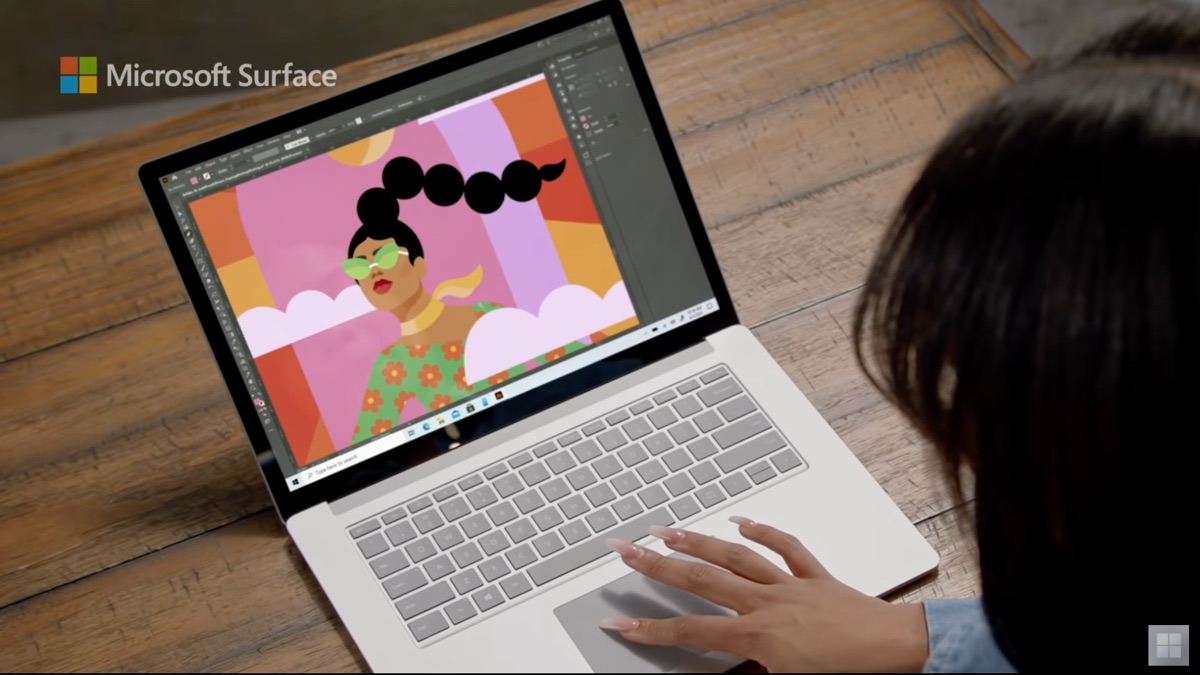 Surface Laptop 4 - Adobe Illustrator